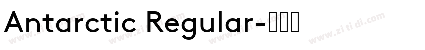 Antarctic Regular字体转换